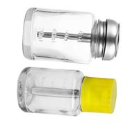 VICASKY 2pezzi Flacone Da Viaggio Pressione Contenitori Per Liquidi Erogatori Di Solvente Per Smalto Flaconi Vuoti Per Manicure