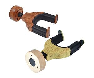 VICASKY 2pezzi Ganci per Chitarra da Parete Supporto per Strumenti in Legno e Metallo Design Culla Profonda per Sicurezza Facile Installazione e Rimozione