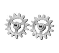 VICASKY 2pezzi Ingranaggi di Ricambio per Motore Elettrico per Girarrosto da Barbecue Accessori in Metallo per Telaio Rotante Componenti Fai da Te per Girarrosto