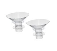 VICASKY 2pezzi Inserti Flangiati Silicone Per Tiralatte Indossabile Accessori Sicuri e Comodi Per Estrarre Latte Materno Senza Fastidi