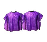 VICASKY 2pezzi Mantelle Parrucchiere Impermeabili Per Colorazione e Taglio Cape Per Saloni Di Bellezza Con Protezione Duratura e Sostituzione Facile