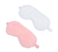 VICASKY 2pezzi Maschera per Dormire in Morbido Tessuto Benda per Occhi da Viaggio Copri Occhi per Sonno per Chi Non Riesce Dormire la Luce Accesa