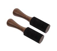 VICASKY 2pezzi Mazzuolo in Legno Per Campane Tibetane Bastone Per Percussione Attrezzo Per Suonare La Ciotola Sonora Da Meditazione Piccolo e Portatile