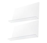 VICASKY 2pezzi Paraspruzzi per da Bagno e Facile da Installare Protezione Schizzi PVC Tranparente per Doccia e Lavabo