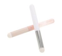 VICASKY 2pezzi Pennelli Per Labbra Fungo Applicatori Morbidi Per Rossetto e Lucidalabbra Pennelli Per Labbra Resistenti Precisione