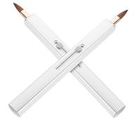 VICASKY 2pezzi Pennello Retrattile per Labbra Applicatore per Rossetto e Lucidalabbra Strumento da Trucco Portatile Tappo per Mantenere Pulito Realizzato in Materiale di Buona Qualità