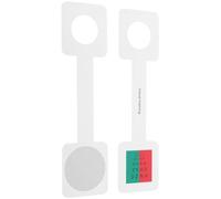 VICASKY 2pezzi Scheda per Test della Vista Optometrico Strumento per Esame Visivo Scheda per Test Visivo per Cliniche Negozi di Ottica e Visite Domiciliari