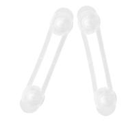 VICASKY 2pezzi Serrature Di Sicurezza Trasparenti Per Armadi Credenze e Mobili Come Serrature Per Ragazzo Ragazza Ragazza Per Frigoriferi e Cassetti Installazione Facile Senza Danni