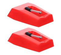 VICASKY 2pezzi Sostituzione Stilo Giradischi Puntina Di Ricambio Per Giradischi Stilo Per Puntina Di Ricambio Per Dischi Per Fonografo Sostituzione