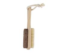 VICASKY 2pezzi Spazzole Per Pedicure Doppio Senso Rimuovi La Morta e Calli Accessori Per La Dei Piedi Con Setole Setola Naturale e Pumice
