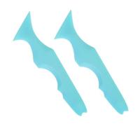 VICASKY 2pezzi Stencil in Silicone Per Eyeliner Strumento Riutilizzabile Per Trucco Degli Occhi Ausilio Per Stencil Per Ombretto e Sopracciglia Strumento Per Eyeliner Guida Per Trucco