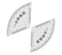 VICASKY 2pezzi Stencil per Sopracciglia Professionale in Pvc Righello per Mappatura e Modellazione Strumento Guida per Disegno Sopracciglia Adatto Vari Stili e Forme