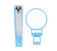 VICASKY 2pezzi Tagliaunghie Con Lente d Ingrandimento Forbicine Manicure Design Ergonomico Antiscivolo Per Unghie Precise Mani e Piedi Facile Da Usare Per Ragazzo Ragazza Ragazza