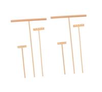 VICASKY 2Set Mini Zen Rastrello Da Giardino Parti Di Rastrello Decorativo Per Meditazione Giardino Zen E Decorazione Da Tavolo Di Alta Qualità Per Giocattoli Di Sabbia E Layout Creativi
