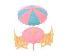 VICASKY 2set Miniatura Sedia Da Spiaggia Giocattoli Con Casa Doll Accessori Per La Decorazione Creativa E Giocare Fantasioso
