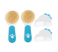 VICASKY 2set Spazzole per Ragazzo Ragazza Ragazza Pettine Setole Morbide per Cura dei Capelli del Ragazzo Districatore Facile per Crosta Lattea Regalo per Registro Nascita