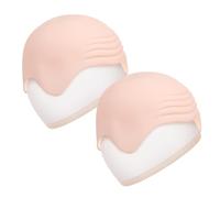 VICASKY 2sets Calotta Calva Color Carne in Lattice per Cosplay Unisex Base per Parrucche Realistica Adatta per Travestimenti Halloween e Spettacoli