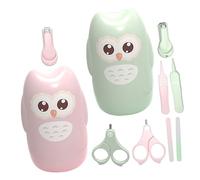 VICASKY 2sets Kit Per Unghie Per Ragazzo Ragazza Ragazza e Ragazzo Piccoli Con Forbici Per Manicure Per Unghiper Pulizia Cura Delle Unghie Inclusa Graziosa Custodia Di Ricambio