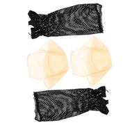 VICASKY 2sets Lattice Calotte per Calvizie Adatte Vari Tipi di Testa Accessori per Costumi e Trucco Facciale per Teatro Film e Cosplay Colore Colore Carne