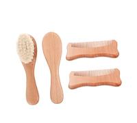 VICASKY 2sets Pettini Legno Di Faggio e Pennelli Per Dei Kit Per Manico Naturale e Morbido Accessori Utili Per La Salute e Benessere Del