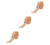 VICASKY 3 Cintura Stretching Yoga in Cotone Antiscivolo Marrone Resistenza Allenamento Flessibilità e Posizioni Difficili