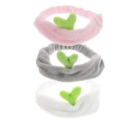 VICASKY 3 fasce per capelli con cartoni animati per spa make up elastici e morbidi per capelli delicati sulla pelle, per yoga, sport e del viso