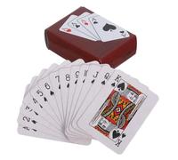VICASKY 3 Impostato Mini Carte da Poker Compatte per Viaggi e Feste Piccolo Mazzo Portatile per Giochi Strategici e Regali