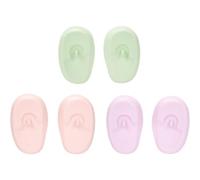 VICASKY 3 Paia di Paraorecchie Accessori Professionali in Silicone per Tintura Chioma, Protezione e Termica per Orecchie per Parrucchieri a Casa