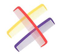 VICASKY 3 pettini da parrucchiere per costume da barbiere, commedia, pettine spesso, articolo per attacchi di Halloween, pettine gigante, in plastica