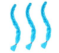 VICASKY 3 pezzi africani in fibra chimica treccia capelli veri capelli intrecciati parrucche anteriori in pizzo parrucche intrecciate capelli veri capelli sintetici lucidi per intrecciare i capelli