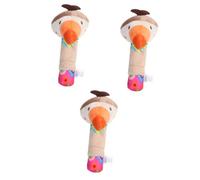 VICASKY 3 Pezzi Bb Stick Maniglia Del Campana Giocattolo Campana A Mano Infantile Giocattolo Di Placare Il Giocattolo Di Addestramento Del Campane A Mano In