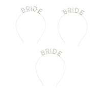 VICASKY 3 Pezzi Bride Headband fascia per donne spa futura sposa fasce per feste matrimonio fascia sposa in nuziale