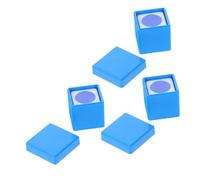 VICASKY 3 pezzi cubi strani cubi versatili, puntelli da palcoscenico, accessori per feste, accessori per feste, dadi creativi, accessori da collezione ABS blu