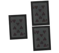 VICASKY 3 pezzi divertenti giochi da tavolo da poker divertimento scomparso giocattolo per bambini, giocattolo close-up-Trick fantastica carta da gioco vuoto scatola scomparsa tre generazioni