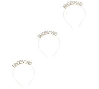 VICASKY 3 Pezzi Fascia con Cerchietto per Damigelle Accessorio Matrimonio Raffinato per Feste e Nubilato Design e in