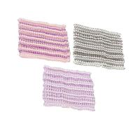 VICASKY 3 Pezzi Fascia per Spa e Lavaggio Accessorio Elasticizzato per Doccia e Rimozione Adatta per Tutti Colore Casuale