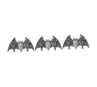 VICASKY 3 Pezzi Forcina per Capelli Halloween Pipistrello in Lega con Estensioni Clip Becco d'Anatra Brillante per Party e Feste Accessorio Donna per Acconciature Gothic e Costume