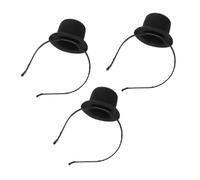 VICASKY 3 Pezzi Mini Top Hat Headband Vintage Party Headwear For Themed Events Lightweight And Comfortable Flapper Fascinator For Halloween Christmas Roaring Tea Party And Carnival