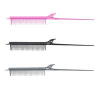 VICASKY 3 pezzi pettine a coda di ratto per parrucchieri, strumento professionale per la progettazione dei capelli per tagliare e colorare i capelli per e