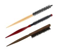VICASKY 3 pezzi spazzola a rullo per capelli con manico in legno per acconciature ed ergonomiche e durevoli per capelli ricci e acconciature versatili