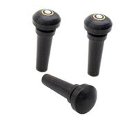 VICASKY 3 Pezzi Spina di Ebano per Violino Nero senza Occhio Accessori per Violino Design Elegante e Alta Affidabilità per Musicisti