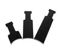 VICASKY 3 Pezzi Strumenti di morire per kit miscela utensili asse elementi essenziali per parrucchieri tavola colorata per la colorazione dei plastica Black