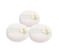 VICASKY 3 Pezzi tampone polvere pastiglie per sciolto fondotinta applicatore fondotinta Tessuti felpati bianca