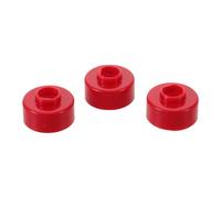 VICASKY 3 Pezzi Tappo per Smerigliatrice per Vetro in Plastica, Rosso | Ricambio per Motore e Ceramica, Installazione Facile, Blocca L'umidità, Alta Tenuta, Confezione da 3