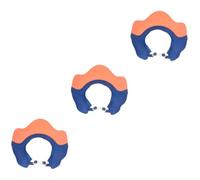VICASKY 3 Pz Cappello Da Shampoo Per Bambini Cappelli Per Bambini Scudo Shampoo Per Bambini Cappello Da Doccia Per Bambini Cuffia Appena Nata Bagno Doccia Rosso Polipropilene (pp)