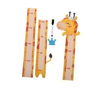 VICASKY 3 Set Adesivi Di Carta Da Parati Per La Camera Dei Bambini Grafico ' Di Crescita Decalcomania Della Parete Del Grafico ' Adesivo Da Parete Giraffa Pvc