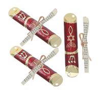 VICASKY 3 Set Custodia per Sacro Ebraico Decorazione Giudaica Rafforza Atmosfera Spirituale e Tradizione Hanukkah