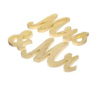 VICASKY 3 Set Decorazione in Mr And Mrs Centrotavola Leggero e Stabile per Matrimonio e Decorazione e Regalo Nozze