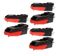 VICASKY 3 Set Di Puntine Di Ricambio Per Giradischi Universali Senza Bisogno Di Attrezzi Facile Installazione Pickup Ad Alto Rendimento Robusta Costruzione in Plastica 2 Pezzi*3