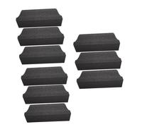 VICASKY 3 set di spazzole per barba, di barba, per uomini, barba e barba, spugna rigida per lavabo, 3 pezzi, colore nero